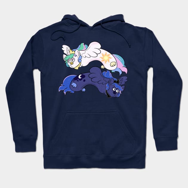 Long princesses Hoodie by AmyNewBlue